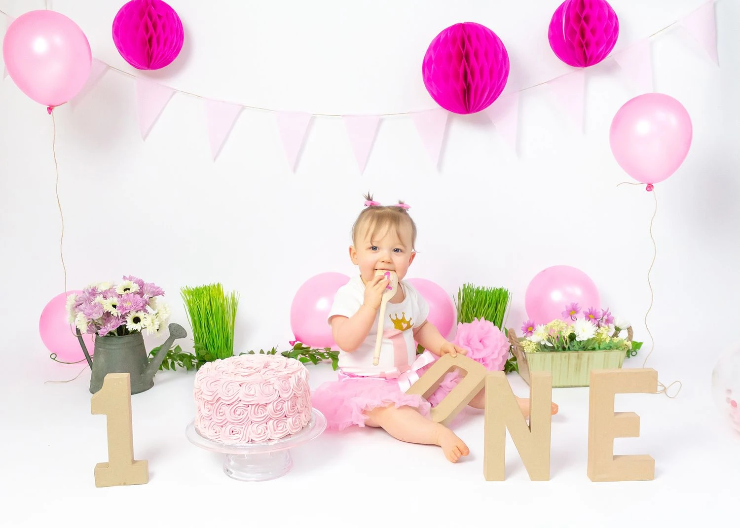 1 year old cake smash photography